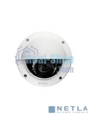 Видеокамера IP D-Link DCS-6513/A1A Внешняя купольная сетевая 3 МП Full HD-камера с поддержкой WDR, PoE и ночной съемки