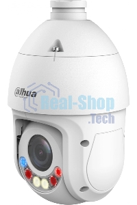 Уличная купольная PTZ IP-видеокамера Dahua DH-SD4E225Gb-HNR-A-PV1 TiOC с активным сдерживанием и ИИ 2Мп, 1/2.8” CMOS, моторизованный объектив 4.8~120мм (25x), видеоаналитика, ИК 100м, LED 50м, IP66