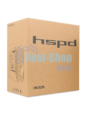 Компьютерный корпус HSPD M520, Mesh Mid Tower, черный, slide TG, 0.45 SPCC, 4x120мм ARGb ATX, mATX, mITX 160/330/184мм 2x2.5