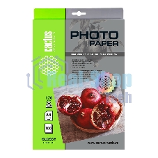 Фотобумага Cactus CS-GA4170100 A4/170г/м2/100л./белый глянцевое для струйной печати