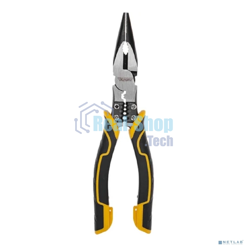 Тонкогубцы многофункциональные универсальные Kranz 200 мм