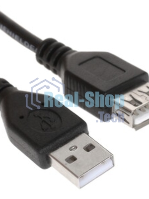 Кабель удлинит. USB2.0 Gembird/Cablexpert CC-USB2-AMAF-6-N серый (1.8м, AM/AF, пакет) (CC-USB2-AMAF-6-N)