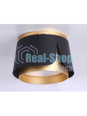 Светильник Ambrella light TN71222 BK/GD черный/золото GX53 D100*66