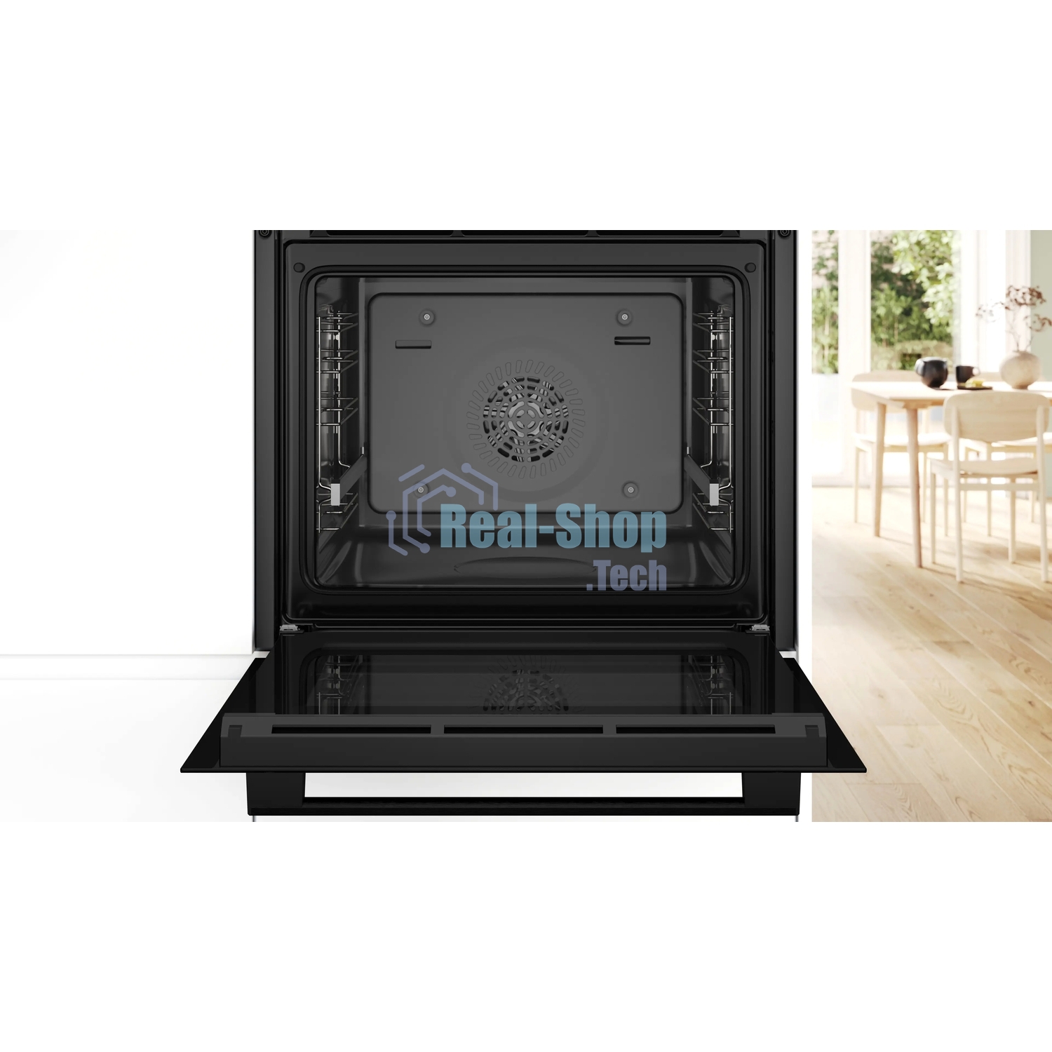 Духовой шкаф Bosch HBA534EB3 60 см, встраиваемый, электрический с конвекцией, объем 71 л