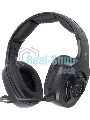 Гарнитура Oklick HS-L575G чёрный, беспроводная + проводная, Bluetooth