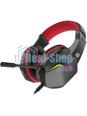 Гарнитура Oklick HS-L335G чёрный, проводная, USB-C/3.5 мм