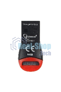 Кард-ридер внешний USB 2.0 Gembird, для считывания MicroSD карт, блистер