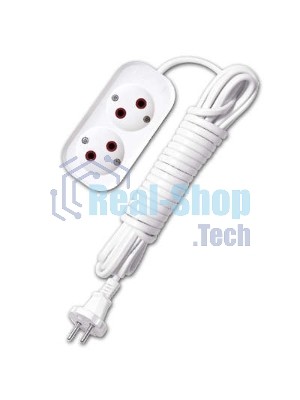 Удлинитель UNIVersal У6-011 ШВВП 2x0,75 2гн. 5 м 9631913