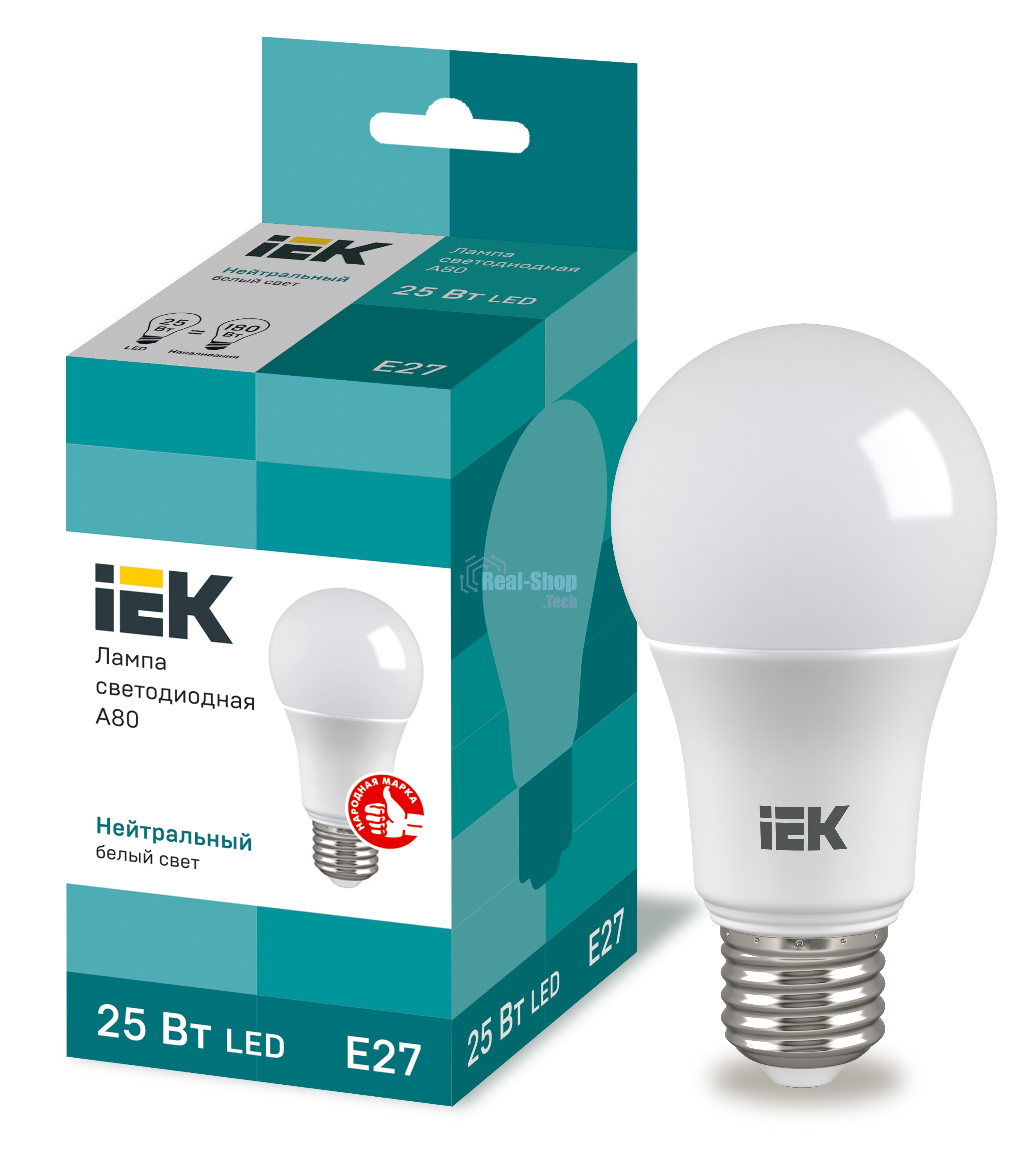 Лампа cветодиодная LED Iek LLE-A80-25-230-40-E27 A80 шар 25Вт 230В 4000К E27