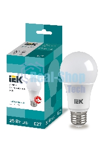 Лампа cветодиодная LED Iek LLE-A80-25-230-40-E27 A80 шар 25Вт 230В 4000К E27