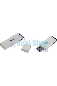 Флешка USB Netac U185, 64Gb, USB 2.0, NT03U185N-064G-20WH, с колпачком, пластиковая белая