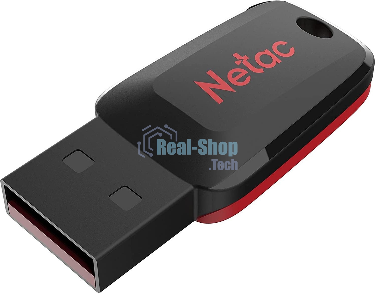 Флешка USB Netac U197 16Gb NT03U197N-016G-20BK, USB 2.0, пластиковая, черная