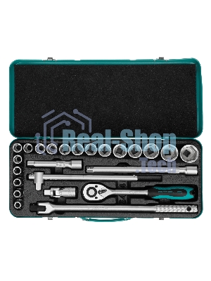 Набор торцевых головок с трещоткой Stels 1/2