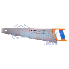 Ножовка по дереву, 500 мм, шаг зубьев 8 мм, пластиковая рукоятка (Ижевск) Россия