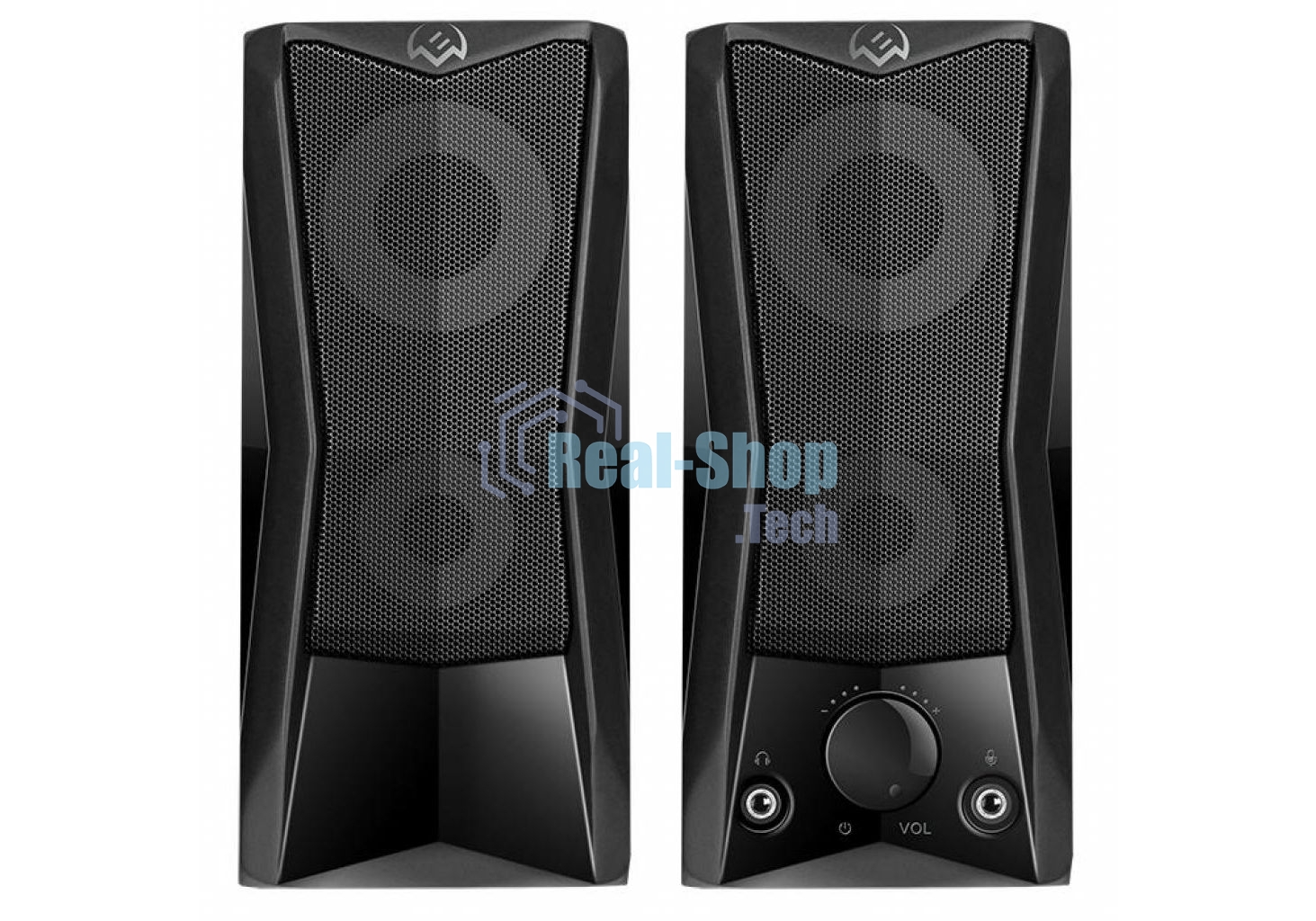 Акустическая система SVEN 445, черный, USB, 2.0,2x3 Вт(RMS), подсветка