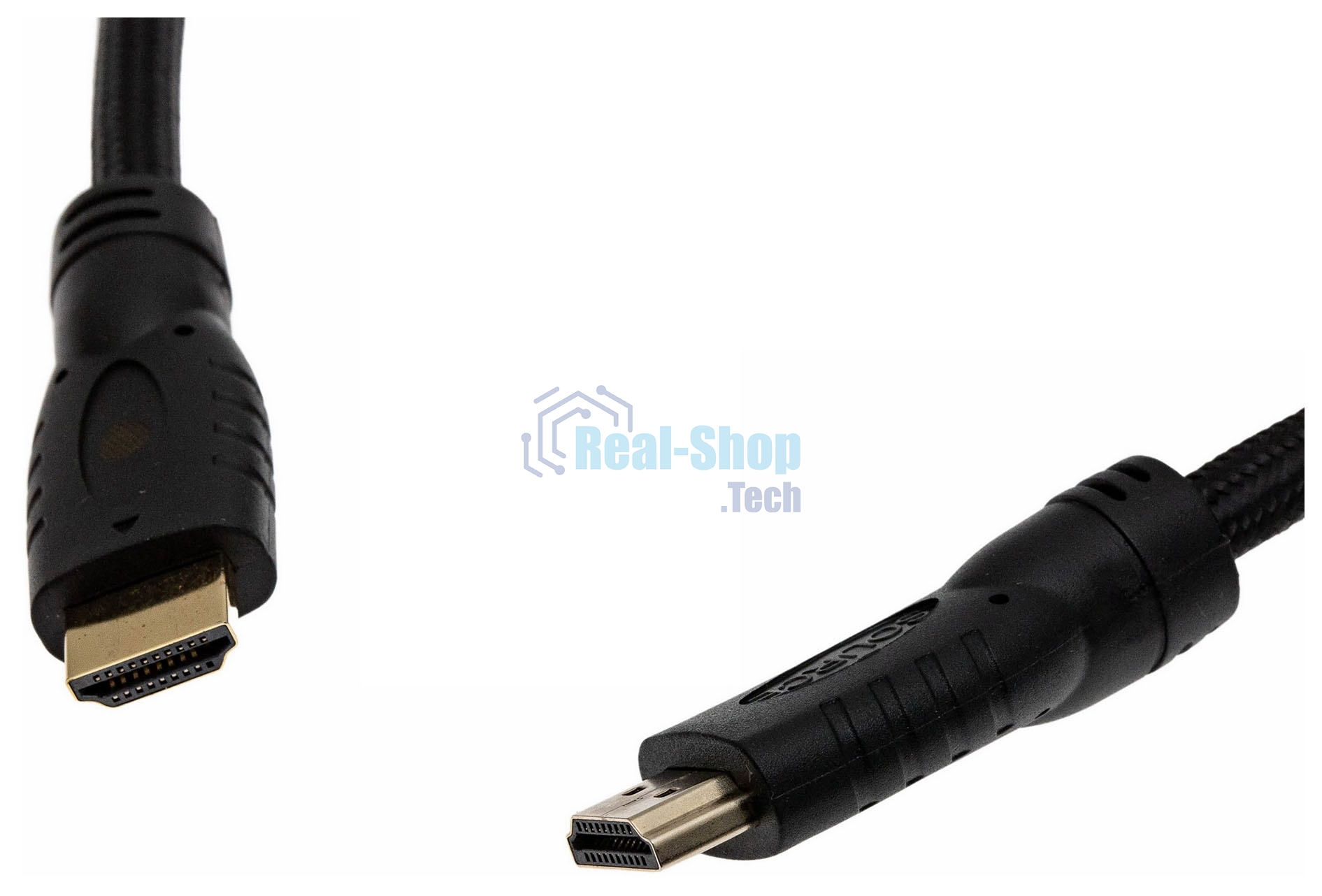 Кабель аудио-видео Cactus CS-HDMI.2-10 HDMI (m)/HDMI (m) 10м. позолоченные контакты черный