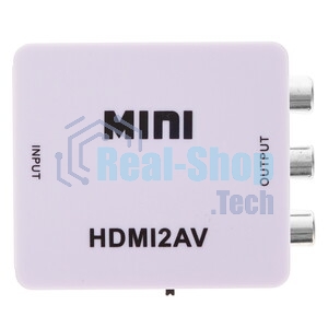 Конвертер Rexant HDMI на 3 RCA, пластик, белый