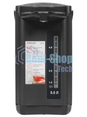 Термопот BRAYER 1091BR-WH, 1450 Вт, 5,5 л, 2 спос.подач.воды, LCD-дисп, поддерж.темпер,блокировка