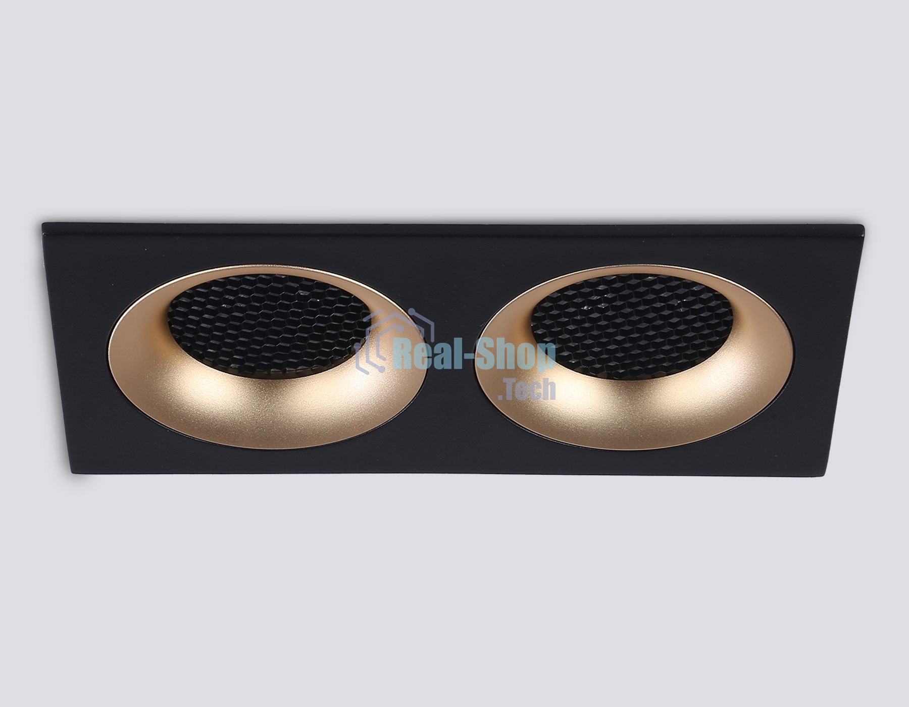 Светильник Ambrella light TN102735/2 BK/GD черный/золото GU5.3 175*92*23