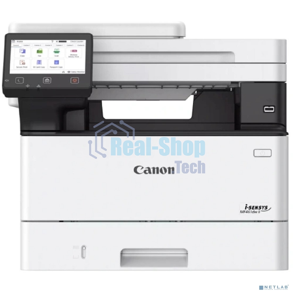 МФУ лазерное Canon i-SENSYS MF461dw II (A4, принтер/копир/сканер, 1200dpi, 36ppm, 1+4Gb, DADF50, Duplex, WiFi, Lan, USB) (7188C019)