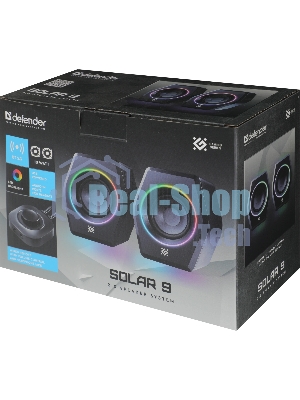 Акустическая 2.0 система Defender Solar 9 10Вт, BT/Light питание от USB