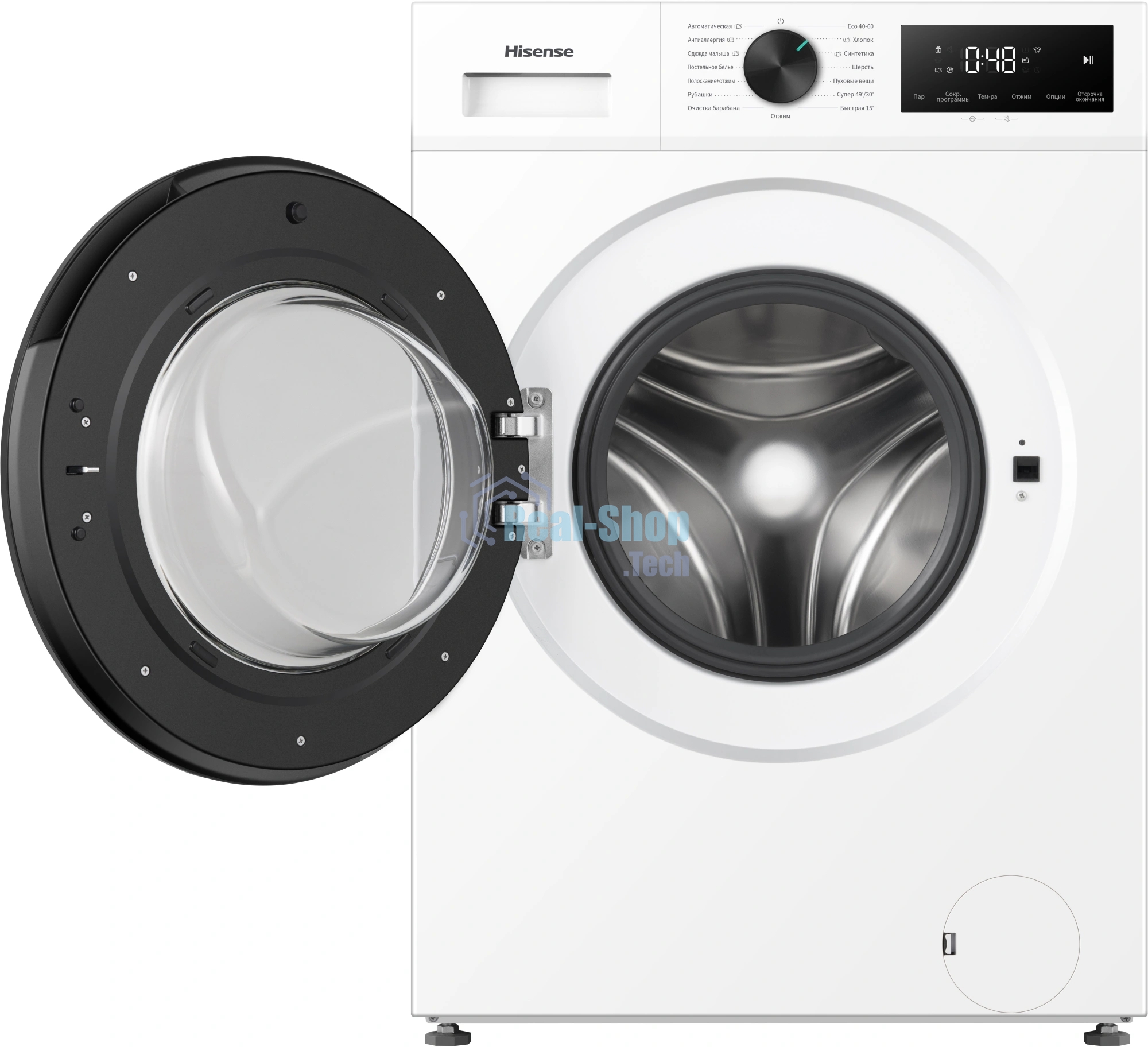 Стиральная машина Hisense WF1I6022BWU/C белый, загрузка фронтальная 6 кг, 1200 об/мин, класс A+++