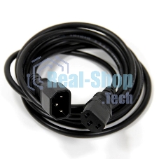 Кабель монитор - компьютер 220V (UPS -> устройство) VCOM VDE 3G*0.75мм (CE001-CU) 3 м