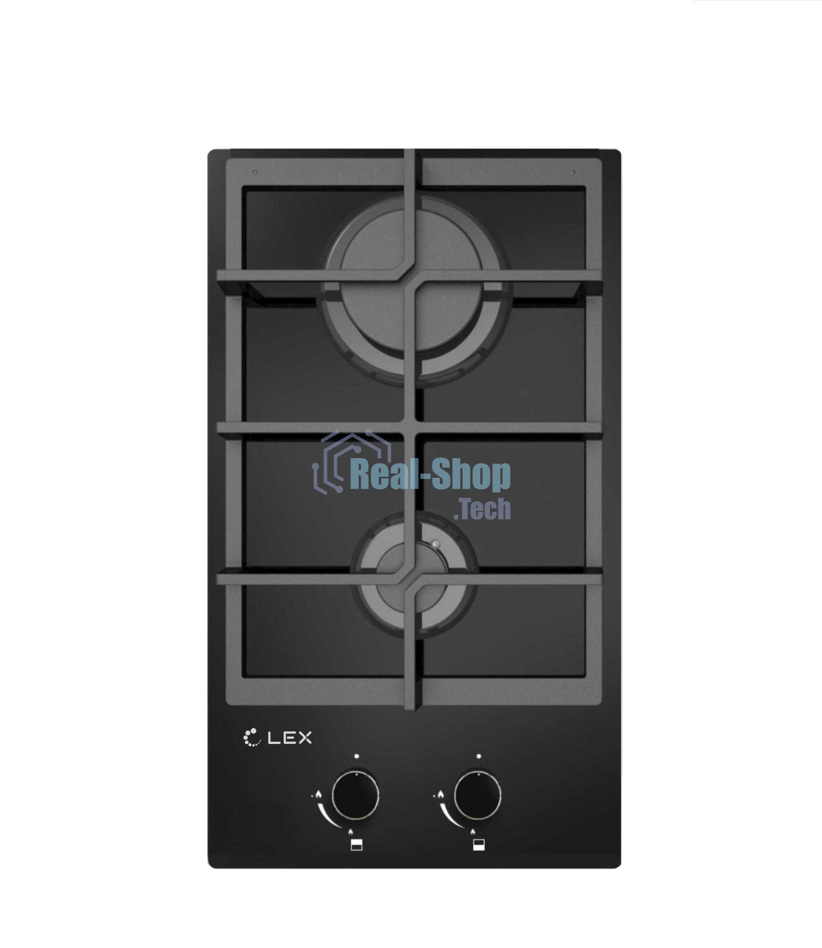 Газовая варочная панель LEX GVG 321 BL2 конфорки газ-контроль электроподжиг