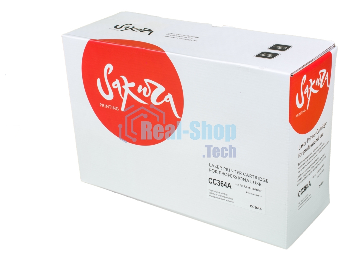 Картридж лазерный Sakura CC364A для HP LJ P4014/P4015/P4515, черный, 10000 к.