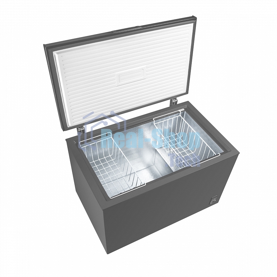 Морозильный ларь Maunfeld MFL300GR, серый, 292л