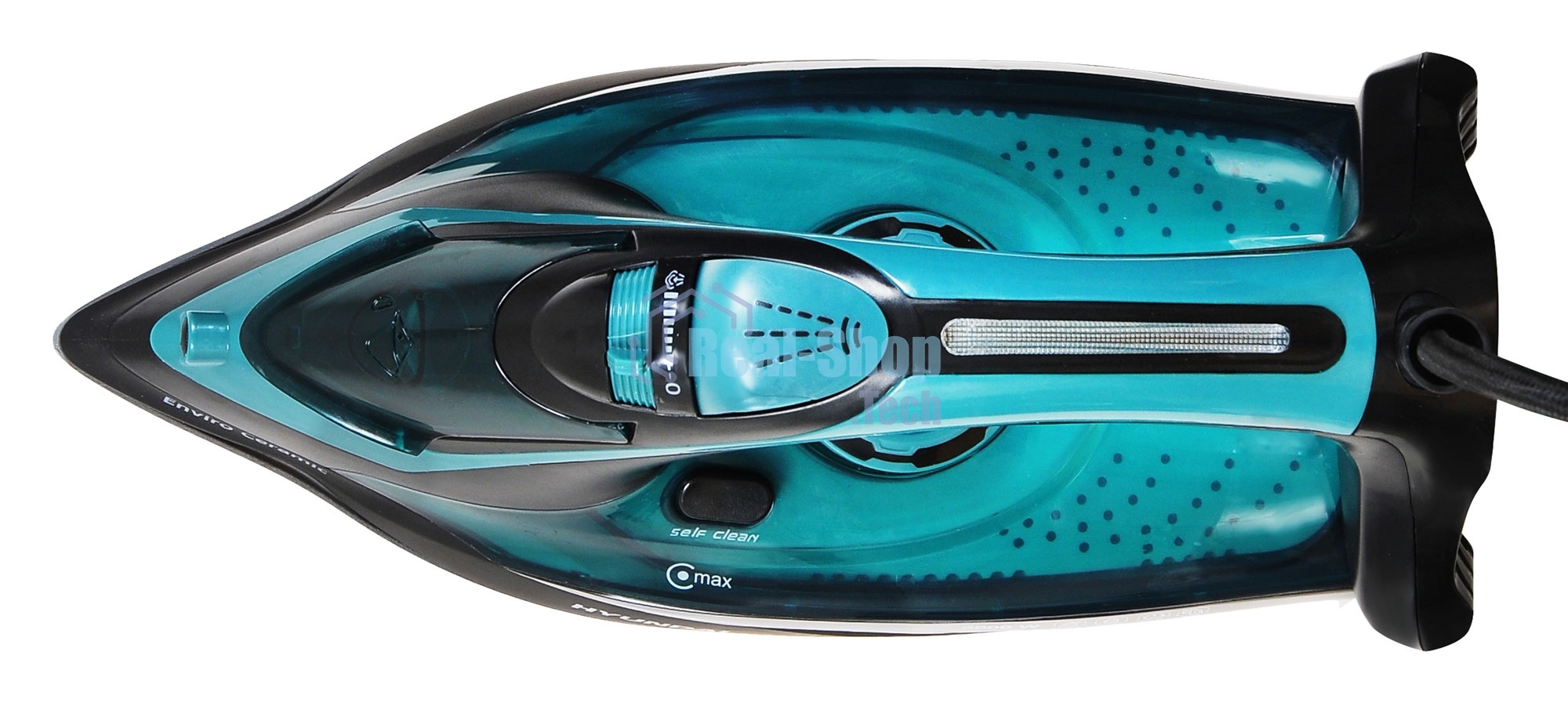 Утюг Hyundai H-SI01221 3000Вт черный/зеленый