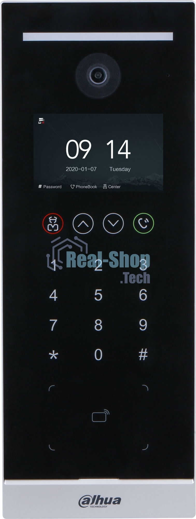 Видеопанель Dahua DHI-VTO6521H-D цветной сигнал CMOS цвет панели: черный