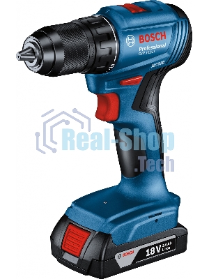 Дрель-шуруповерт Bosch GSR 185-LI, 18 В, 2 Ач, 50 Нм, бесщеточный