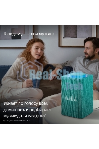 Умная колонка Yandex Станция Макс Zigbee Алиса 65W 1.0 BT/Wi-Fi 10м, (YNDX-00053TRQ), бирюзовый