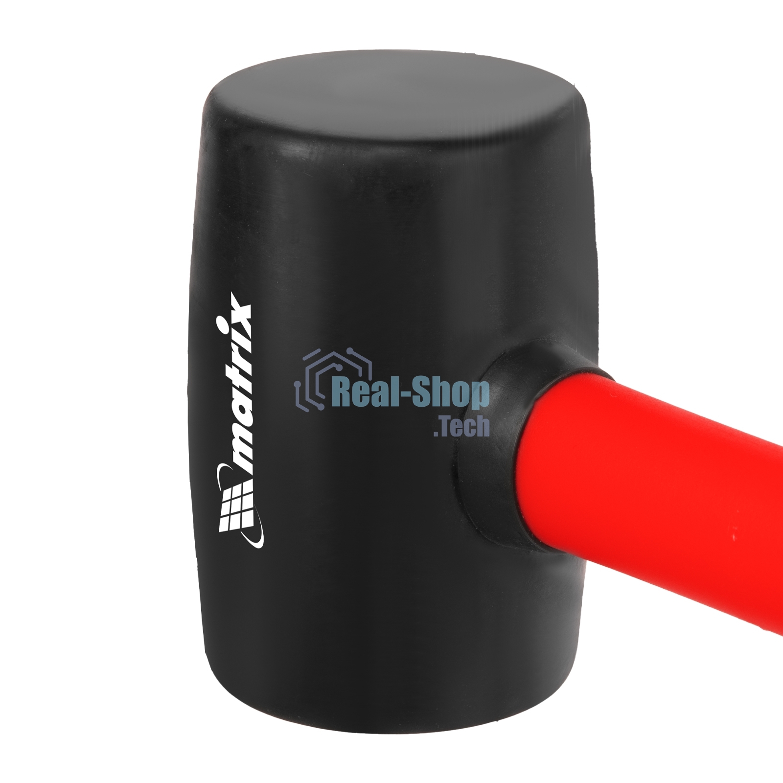 Киянка резиновая Matrix, 225 г, черная резина, фибергласовая рукоятка