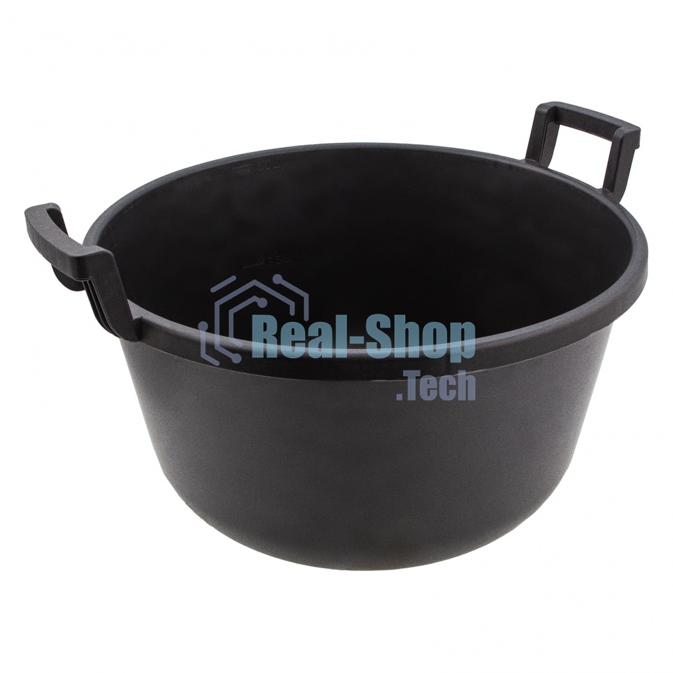 Таз круглый Matrix строительный гибкий с ручками, 50л
