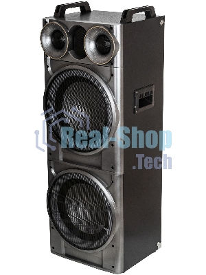 Минисистема SUPRA SMB-2150 черный 1200Вт FM USB BT SD (в комплекте: активн.+пассив.колонки)