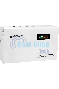 Настенный стабилизатор напряжения SMARTWATT AVR SLIM 3000RW (100W - 260W, 3000VA, 3 кВт, 50 Гц, LED-дисплей, релейный, Н