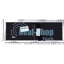 Клавиатура для ноутбука Acer Aspire R5-571T черная с подсветкой