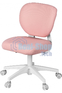 Кресло детское Cactus CS-CHR-3594PK розовый крестов. пластик белый