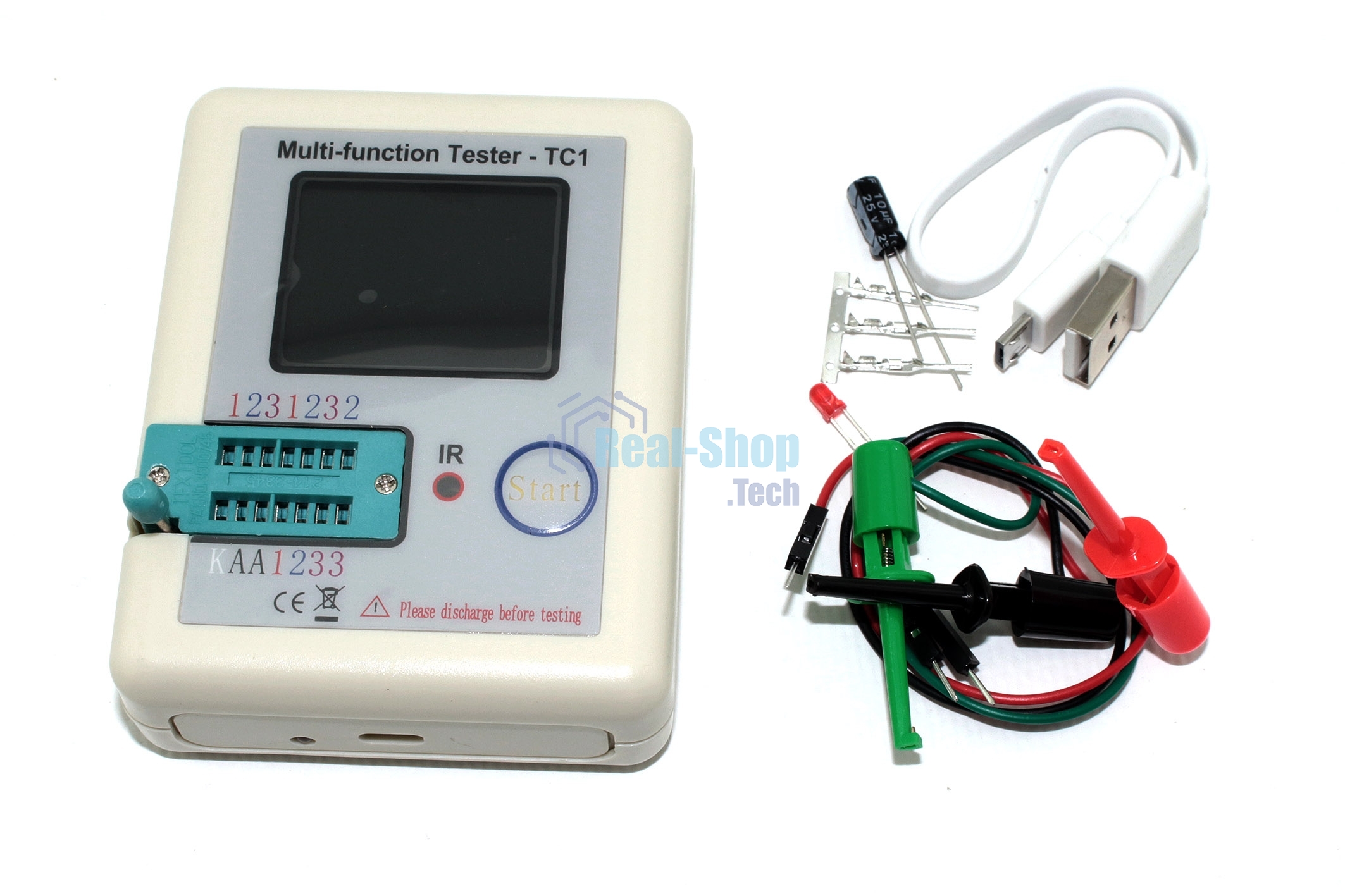 Тестер транзисторов FNIRSI LCR-TC1