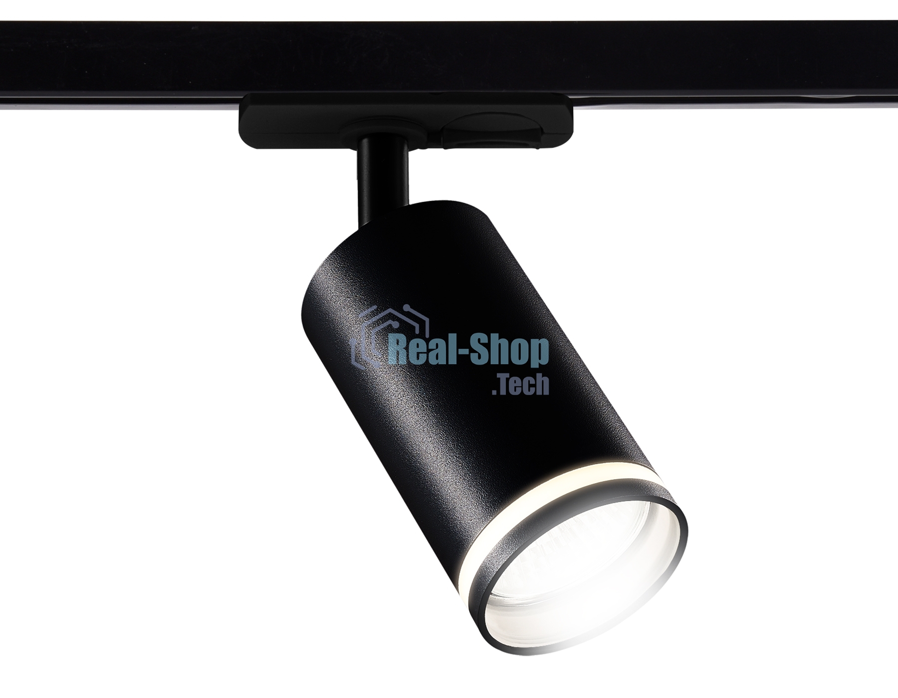 Трековый однофазный светильник Ambrella light GL5202 BK черный GU10 max 12W