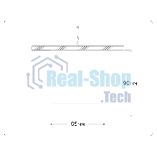Светильник Ambrella light TA1444 WH/FR белый/белый матовый GX53 max 12W D85*90