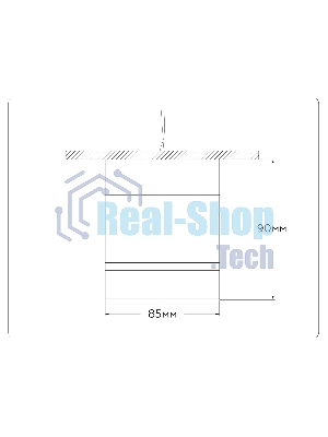 Светильник Ambrella light TA1444 WH/FR белый/белый матовый GX53 max 12W D85*90