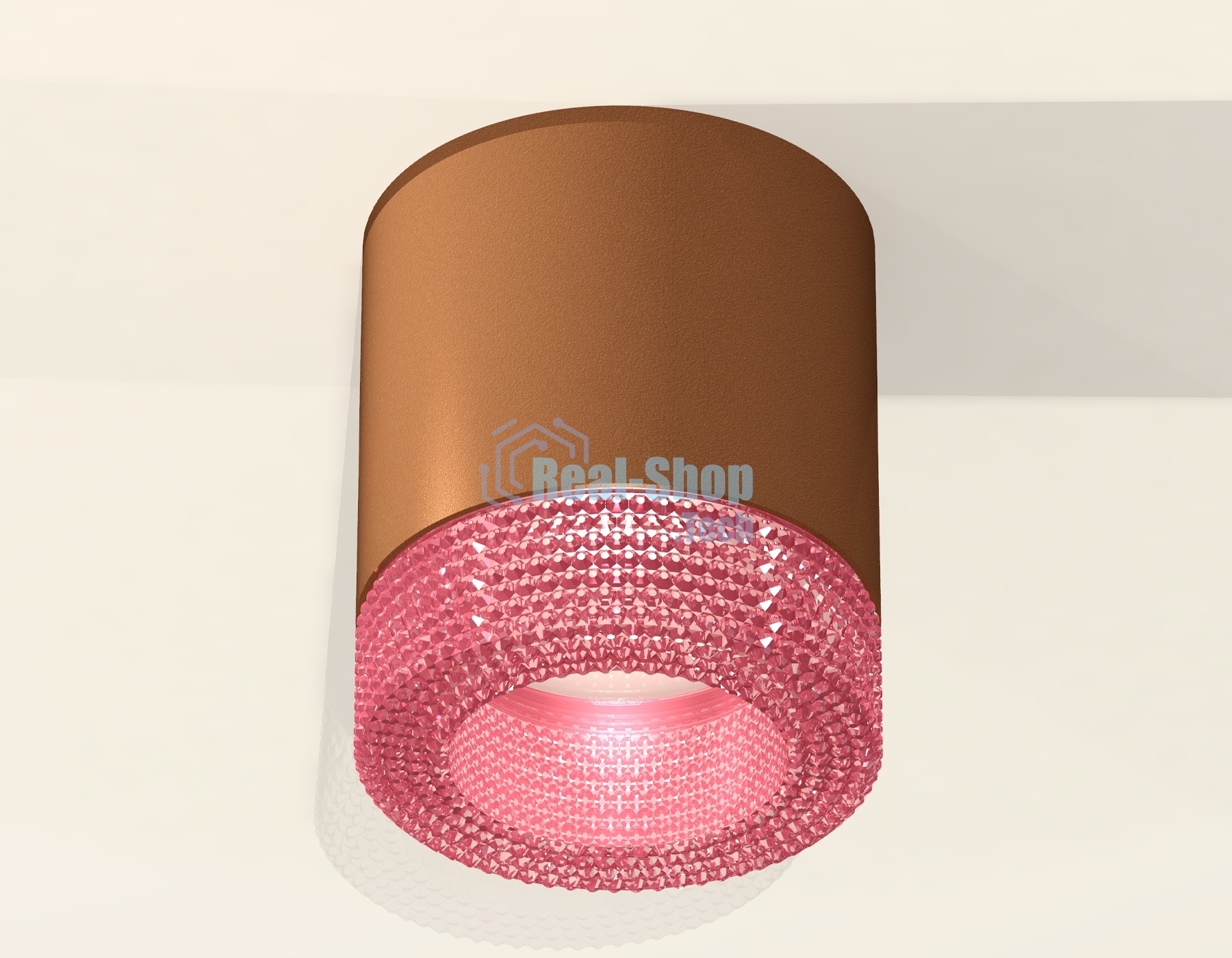 Светильник Ambrella Light XS7404030 SCF/PI кофе песок/розовый MR16 GU5.3 (C7404, N7193)