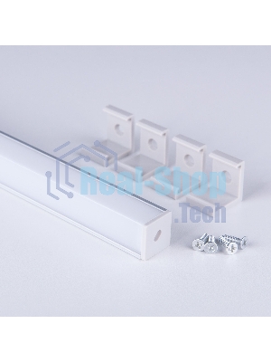 LL-2-ALP009 / Квадратный угловой алюминиевый профиль для LED ленты (под ленту до 10mm)