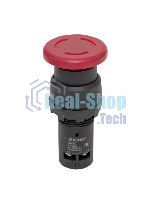 Кнопка SW2C-11MZ повортная красная Грибок 1з+1р