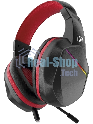 Гарнитура Oklick HS-L335G чёрный, проводная, USB-C/3.5 мм