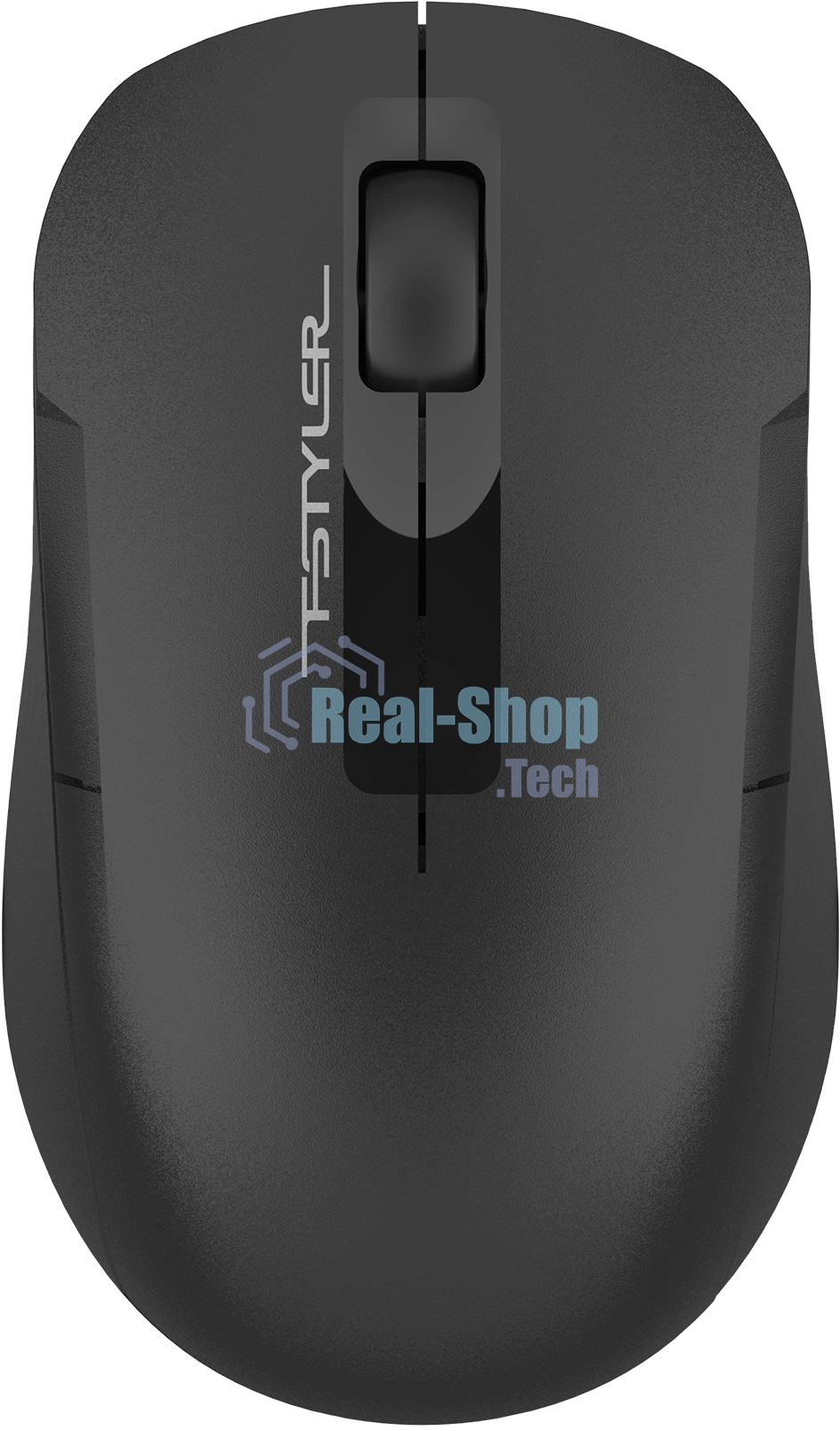 Мышь беспроводная A4Tech Fstyler FG15CS Air2 черный, 1200 dpi, радиоканал, USB, кнопки - 3