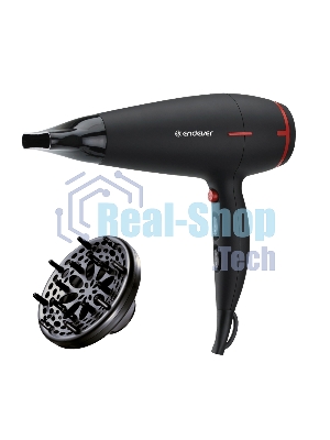 Фен Endever Aurora-472 черный, 2400 Вт, ионизация